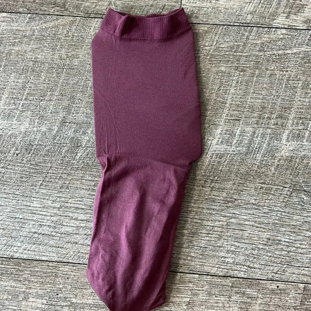 J. Crew Mulberry Plum Stretchy Opaque Tight Anklets Ankle Socks Womens NWOT